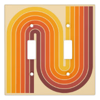 70s Retro Vintage Style Geometric Design