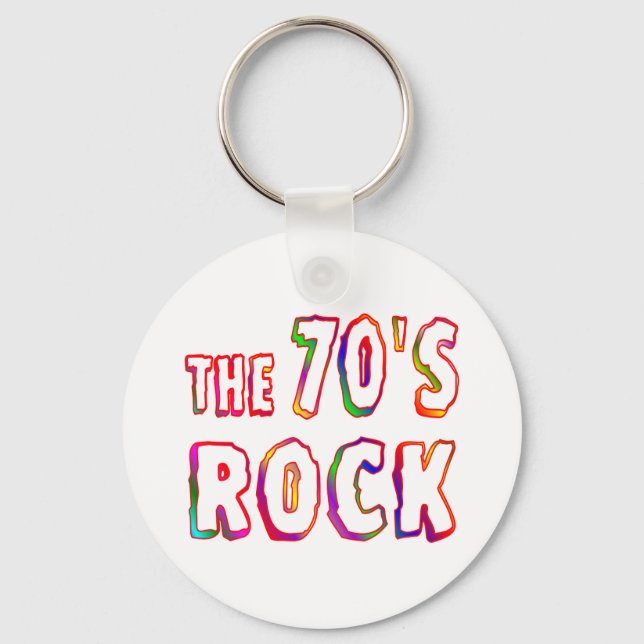 70s Rock Keychain (Front)