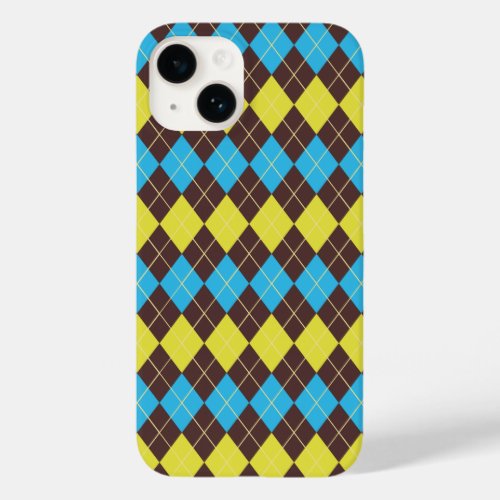 70s Scottish Tartan_Pattern Case_Mate iPhone 14 Case