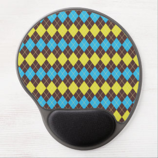 70s Scottish Tartan-Pattern Gel Mouse Pad