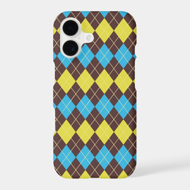 70s Scottish Tartan-Pattern Iphone Case (Back)