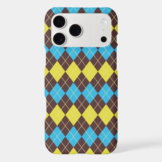 70s Scottish Tartan-Pattern Iphone Case (Back)