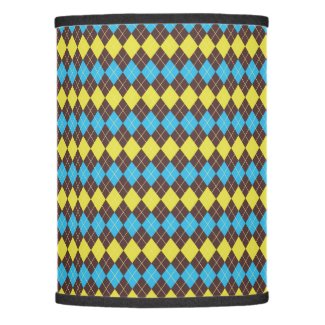 70s Scottish Tartan-Pattern Lamp Shade