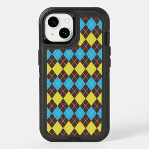 70s Scottish Tartan-Pattern OtterBox iPhone 14 Case