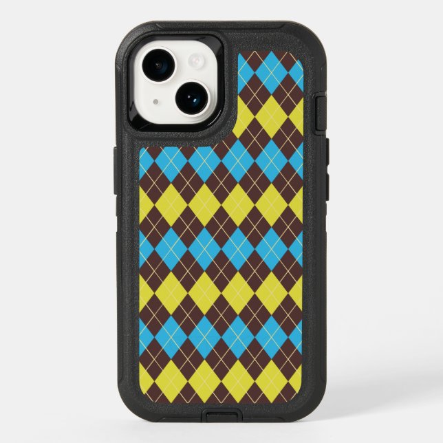 70s Scottish Tartan-Pattern Otterbox iPhone Case (Back)