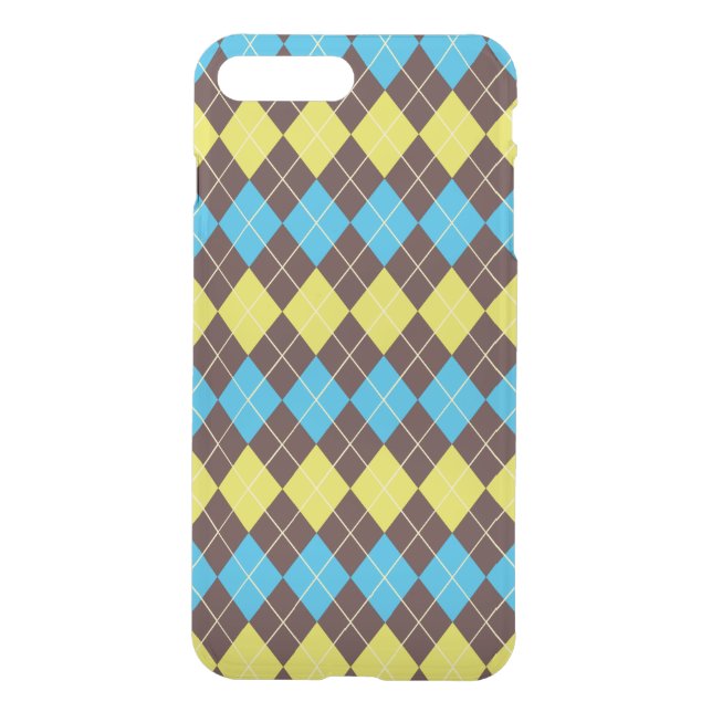 70s Scottish Tartan-Pattern Uncommon iPhone Case (Back)