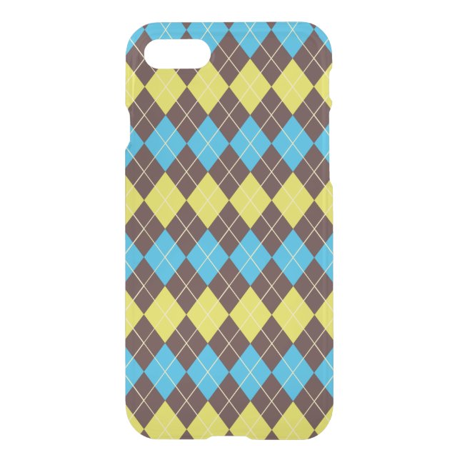 70s Scottish Tartan-Pattern Uncommon iPhone Case (Back)