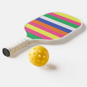 70s Stripe Pickleball Paddle