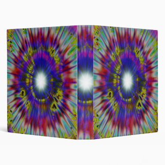 70's style digital art print 3 ring binder