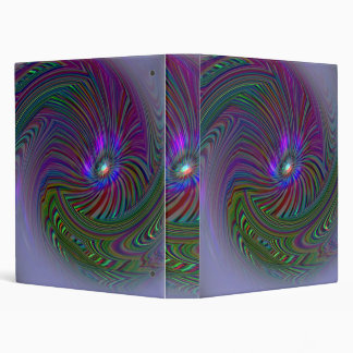 70's style digital art print 3 ring binder