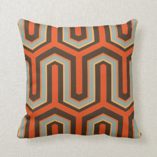 70s Style Retro Decorative Pillow