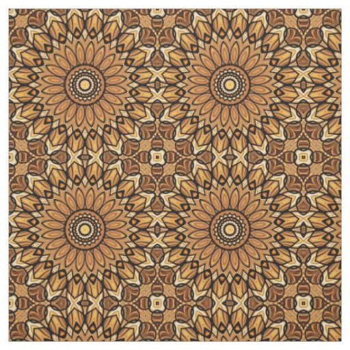 70s Sunflower Print Fabric