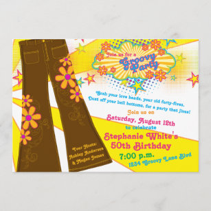 Psychedelic Birthday Invitations Zazzle