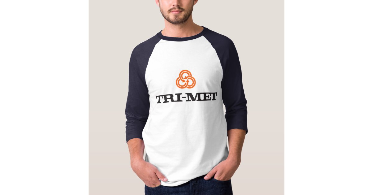 70s TriMet Baseball Throwback TShirt Zazzle