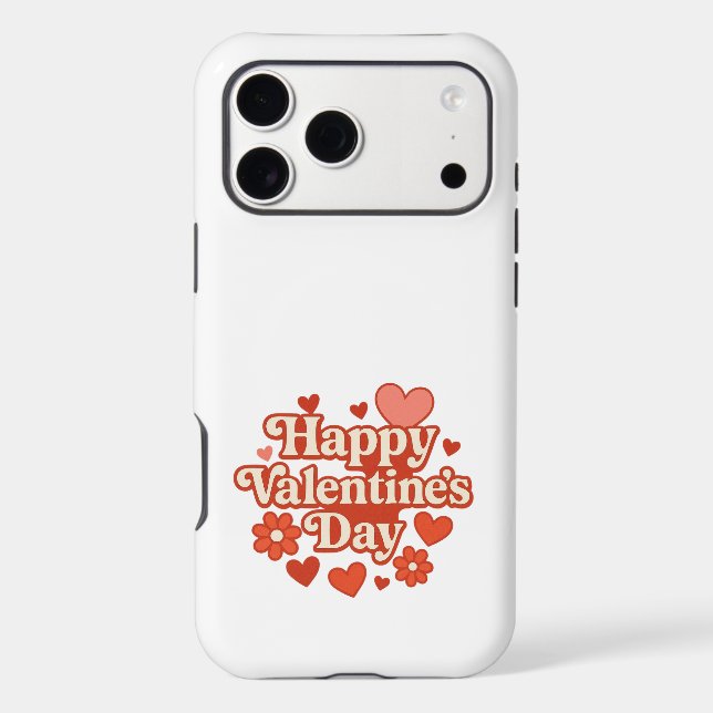 70s, Valentine's Day artwork Case-Mate iPhone Case (Back)