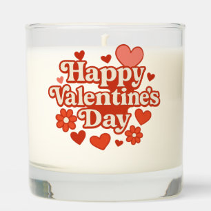 70s, Valentine's Day artwork Scented Candle