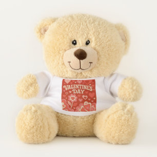 70s, Valentine's Day artwork Teddy Bear