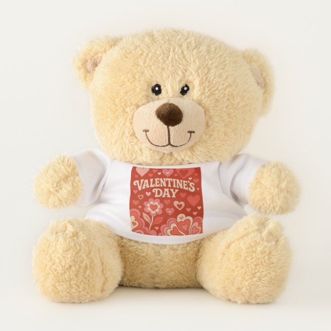 70s, Valentine's Day artwork Teddy Bear (Front)