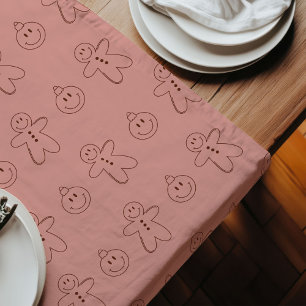 70s Vibe Table Runner Pastel Christmas for Fans