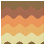 70s vintage brown yellow orange wave stripes fabri fabric