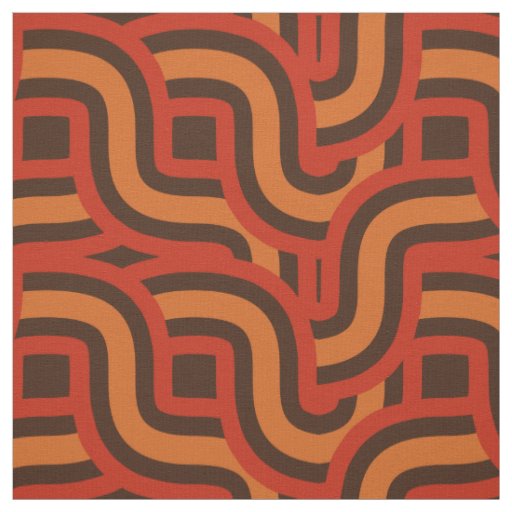 70s vintage color retro weave pattern fabric | Zazzle