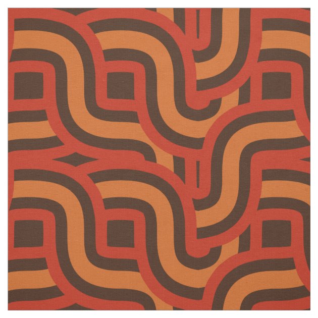 70s vintage color retro weave pattern fabric | Zazzle