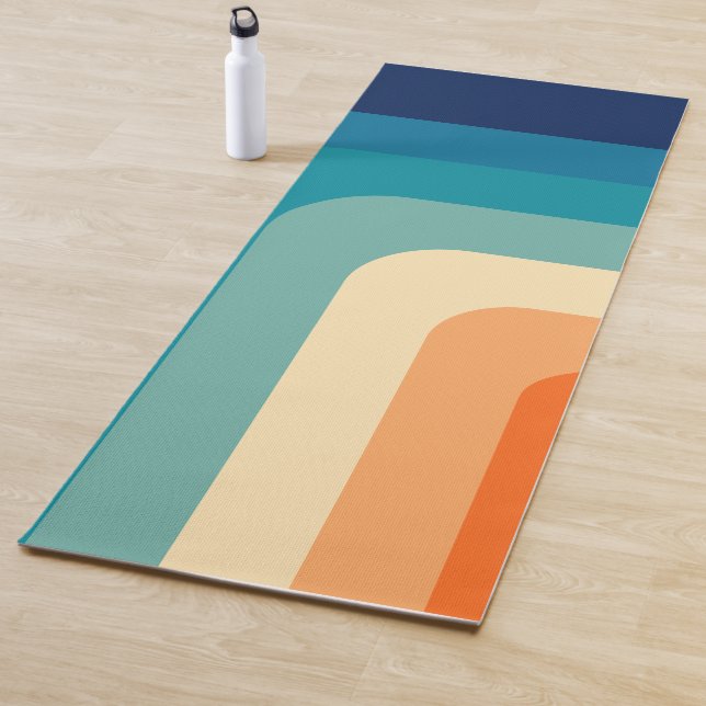 70s Vintage palette Yoga Mat (In Situ)