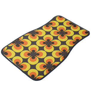 70s Wallpaper Car Mat