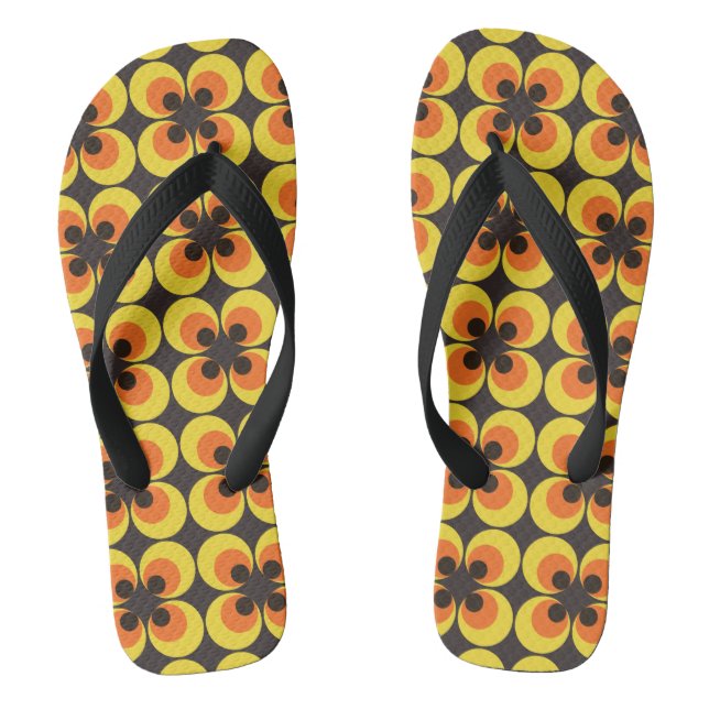 70s Wallpaper Flip Flops (Footbed)