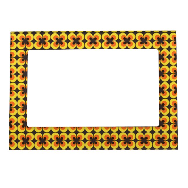 70s Wallpaper Magnetic Frame (Front)
