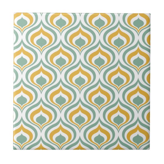 70 S Wallpaper Pattern Ceramic Tile Zazzle Com