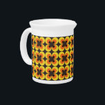 70s Wallpaper Pitcher<br><div class="desc">1970s Funky Retro Vintage Circle Shape Wallpaper Design.

Globe Trotters specialises in idiosyncratic imagery from around the globe. Here you will find unique Greeting Cards,  Postcards,  Posters,  Mousepads and more.</div>