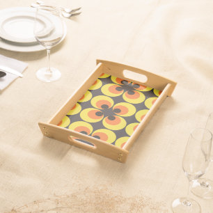 70s Wallpaper Serving Tray