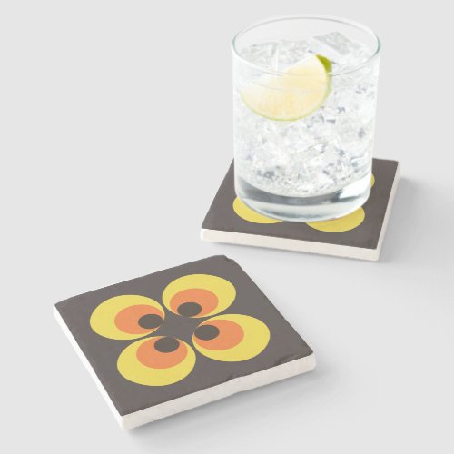 70s Wallpaper Stone Coaster