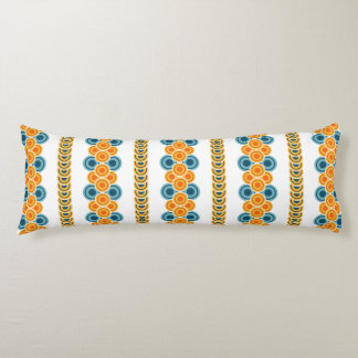 70's years circle rows body pillow