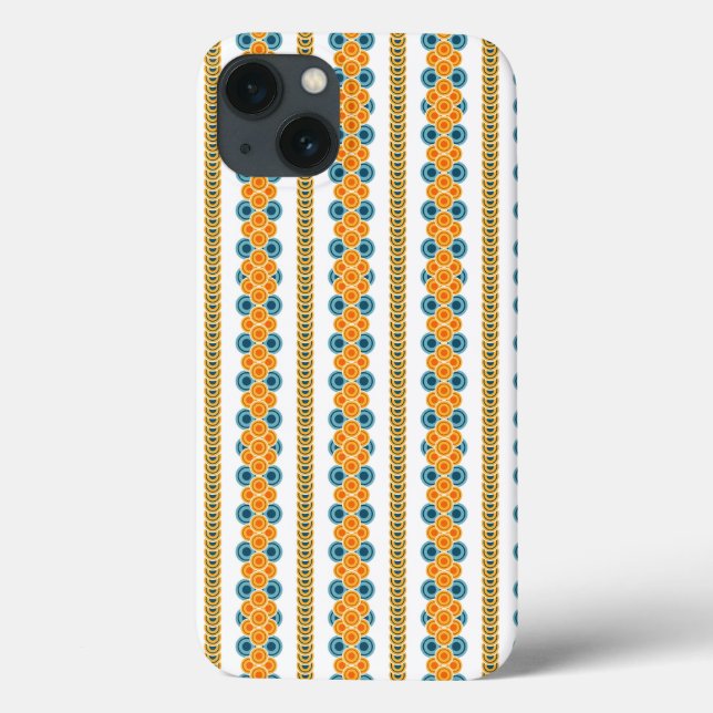 70s years circle rows Case-Mate iPhone case (Back)