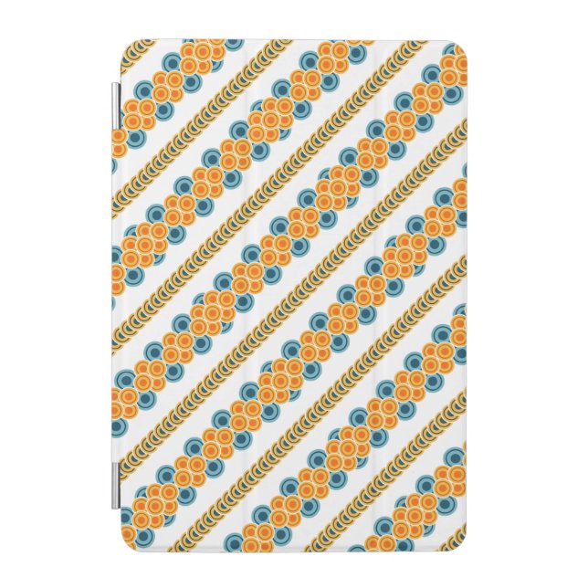 70's years circle rows iPad mini cover (Front)
