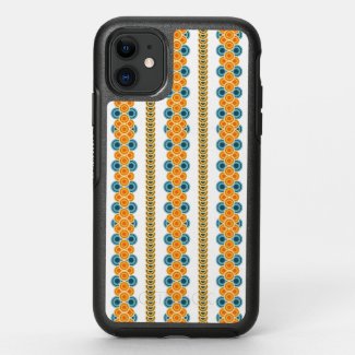 70s years circle rows OtterBox symmetry iPhone 11 case