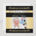 70th-79th Birthday Party Invitations With Photo at Zazzle