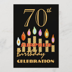 70th - 79th SURPRISE Birthday Party Invitation