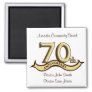 70th Anniversary Party Favors Magnet