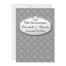 70th Anniversary Wedding Anniversary Platinum Z03