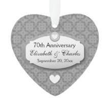 70th Anniversary Wedding Anniversary Platinum Z03