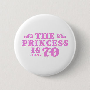 70th Birthday Button