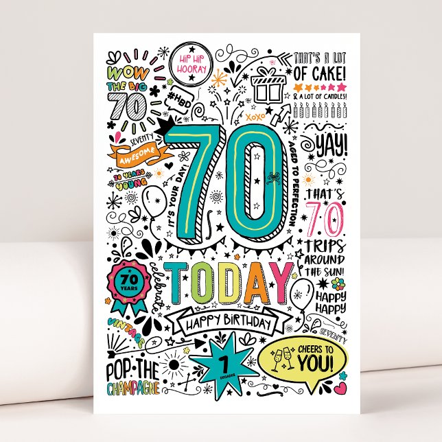 70th Birthday Card (Creator Uploaded)