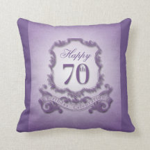 70th Birthday Celebration with Message (back)