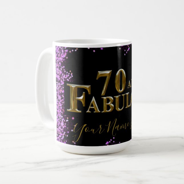 70th Birthday  Coffee Mug (Front Left)