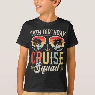 70TH Birthday Cruise Squad Family Matching Boy T-Shirt