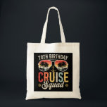 70TH Birthday Cruise Squad Family Matching Tote Bag<br><div class="desc">70TH Birthday Cruise Squad Crew Vacation Group Family Matching Design Gift Budget Tote Bag Classic Collection.</div>