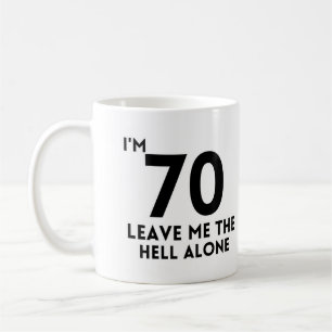 70th birthday Cute 70 year old party Coffee Mug